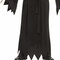 Adults Black Robe with Electroluminescent Mask Phantom Costume